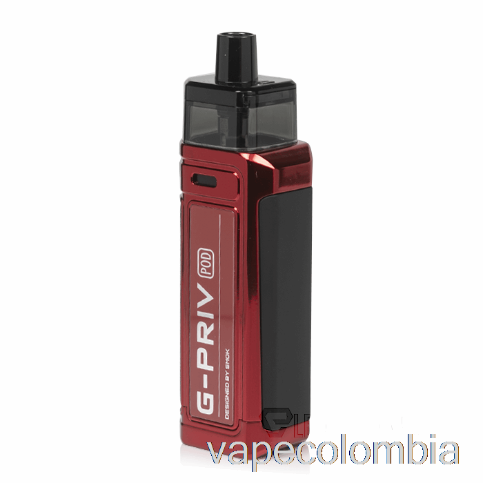 Vape Recargable Smok G-priv 80w Pod Kit Rojo Mate